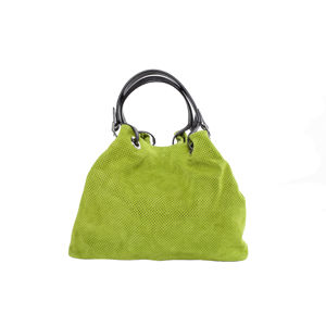 Zelená kožená kabelka